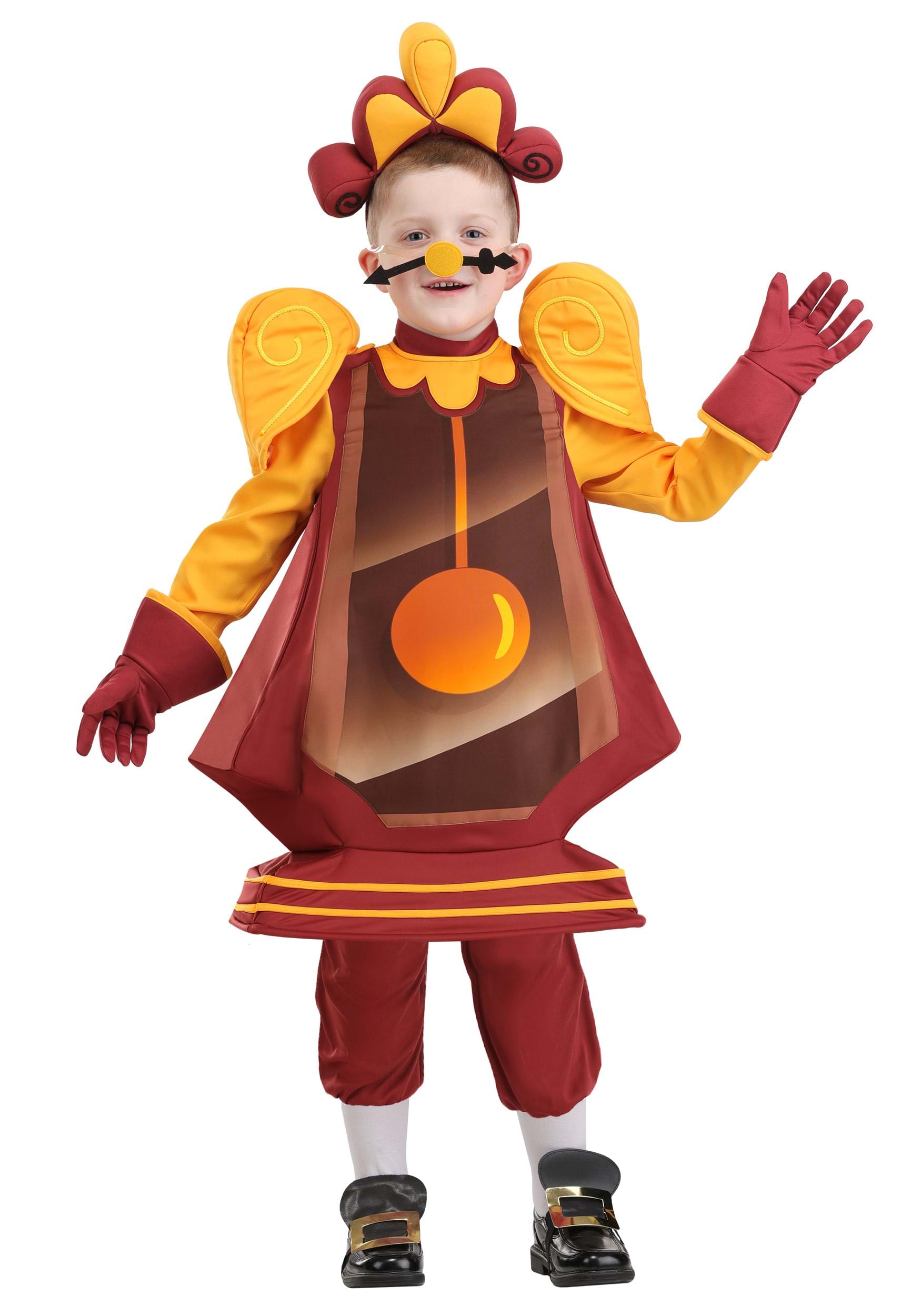 Boy's Disney Beauty and the Beast Toddler Cogsworth Costume | Disney Costumes