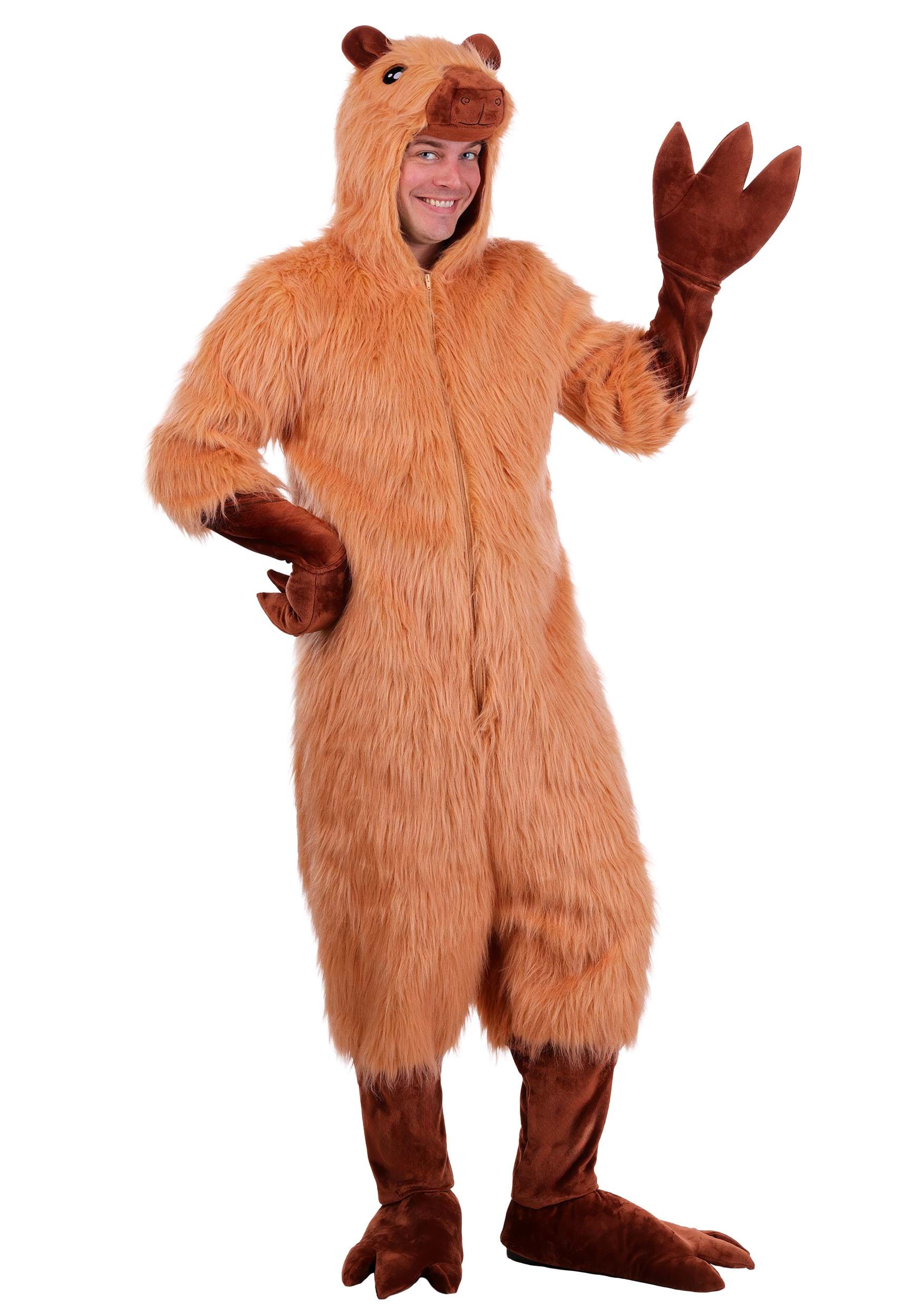 Capybara Adult Costume | Animal Costumes