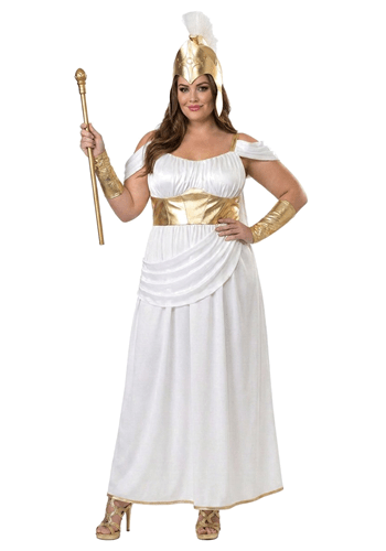 Plus Size Athena Costume Dress for Women new