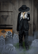 Ghastly Gravedigger Animatronic Decoration