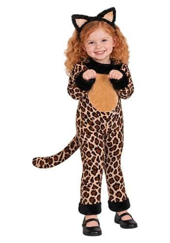 Girl's Toddler Leaping Leopard Costume upd