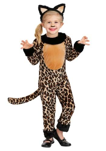 Girl's Toddler Leaping Leopard Costume