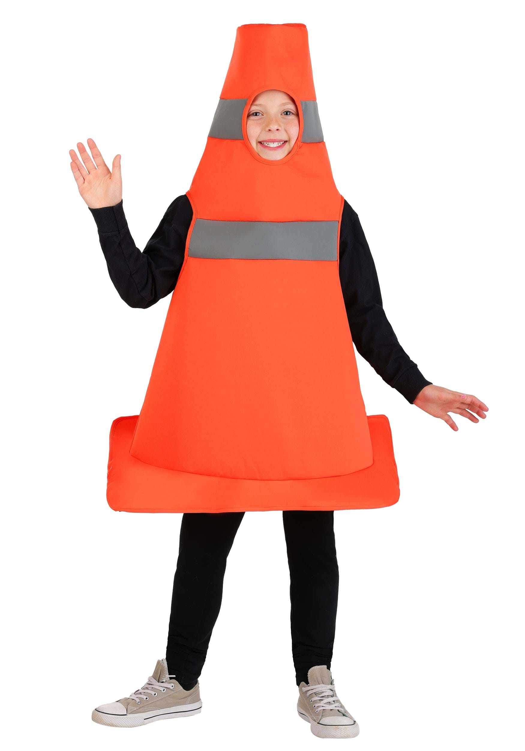Traffic Cone Costume for Kids | Funny Costumes