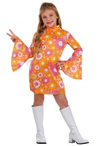 Girls Far Out Flower Dress Costume Alt 6