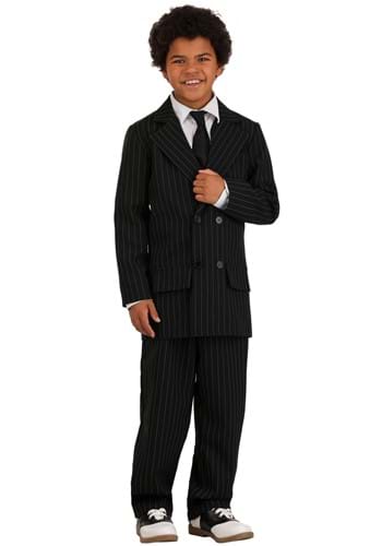 Click Here to buy Pinstripe Gangster Suit Boys Costume | Kids Gangster Costumes from HalloweenCostumes, CDN Funds & Shipping