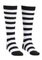 Child Black and White Striped Witch Socks