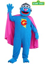 Plus Size Sesame Street Super Grover Mascot Costume