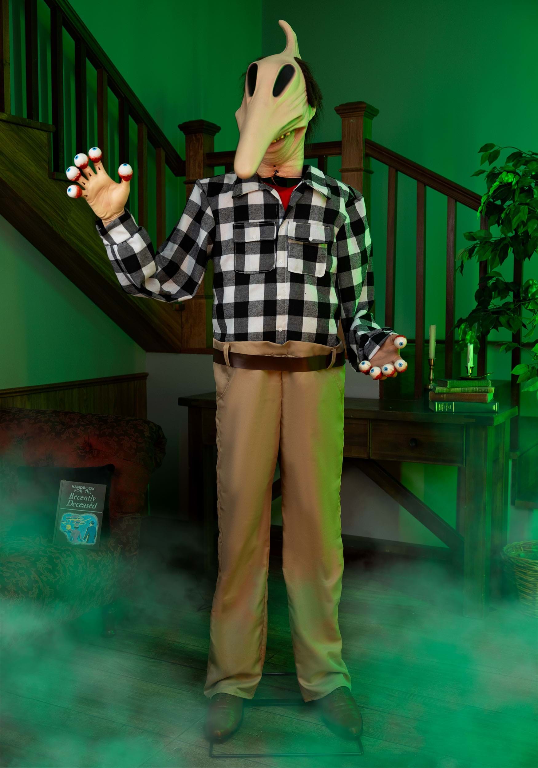 6.3FT Animatronic Beetlejuice Adam Decoration | Halloween Animatronics