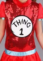 Girls Dr Seuss Thing 1 2 Costume Dress Alt 6