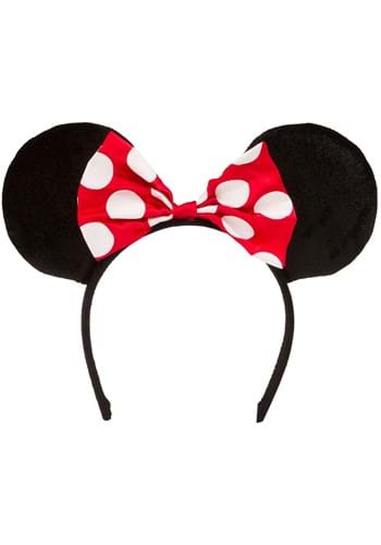 Click Here to buy Polka Dot Minnie Mouse Ear Headband | Disney Accessories from HalloweenCostumes, CDN Funds & Shipping