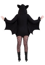 Womens Cozy Fleece Bat Zip Up Costume Dress Alt 2