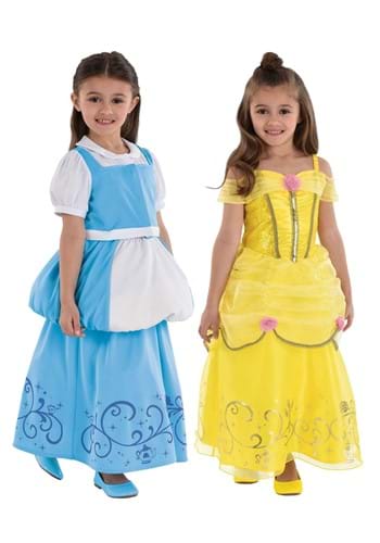 Click Here to buy Reversible Belle Girls Costume Dress | Disney Costumes from HalloweenCostumes, CDN Funds & Shipping