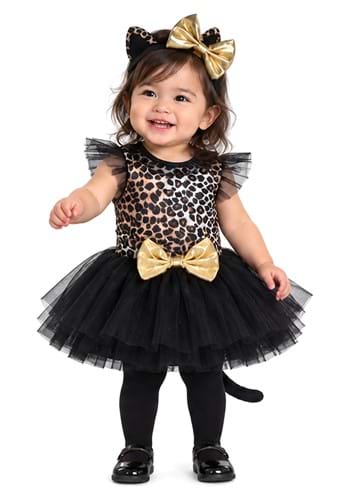 Girl's Infant Cute Leopard Cat Costume new
