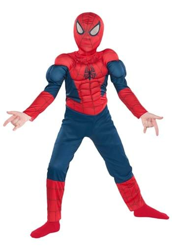 Boys Spider Man Muscle Suit Costume