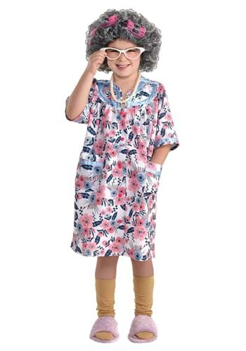 Girls Little Old Lady Costume