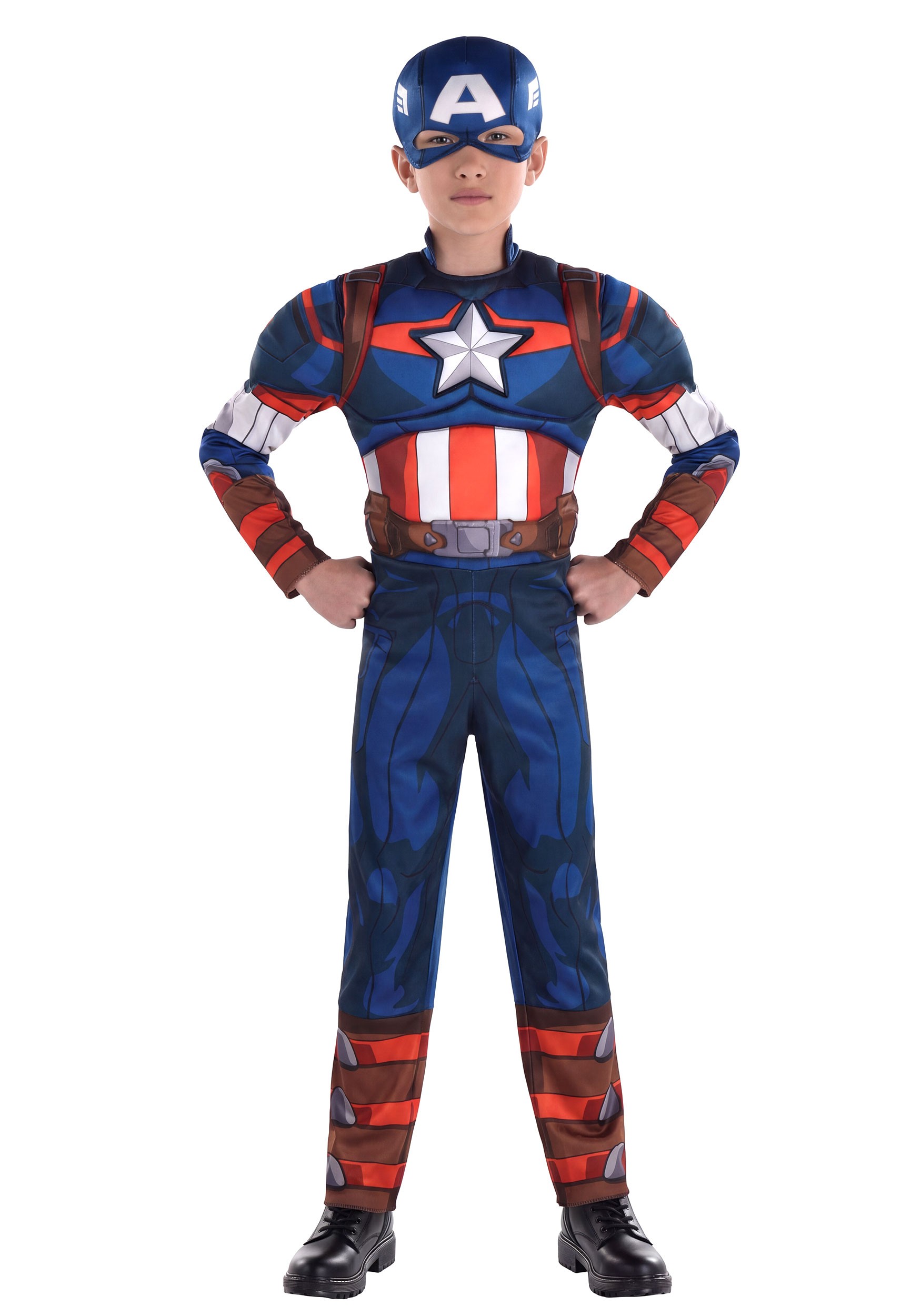 Marvel Captain America Boy's Costume | Superhero Costumes