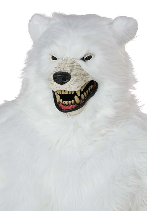 Adult Deluxe Polar Bear with Ani Motion Costume Mask