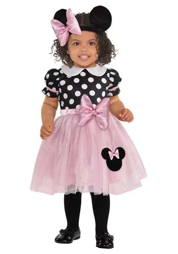 Girls Infant Pink Minnie Mouse Costume