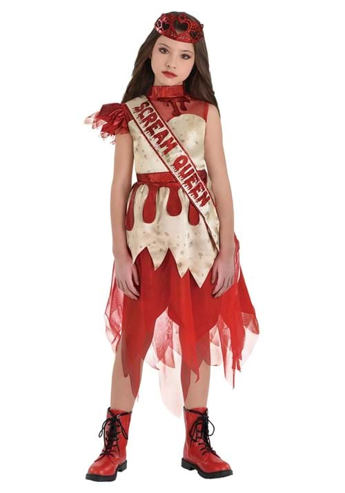 Girls Screamerica Queen Costume Dress