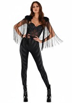 WOMENS DELUXE DARK ANGEL COSTUME Alt 2
