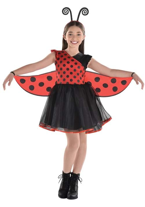 Girl's Ladybug Dress Costume