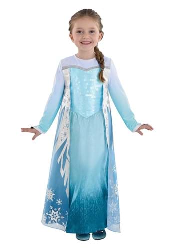 Click Here to buy Reversible Frozen Elsa Girls Costume | Disney Costumes from HalloweenCostumes, CDN Funds & Shipping