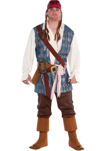 Click Here to buy Plus Size Jack Sparrow Mens Costume | Disney Costumes from HalloweenCostumes, CDN Funds & Shipping