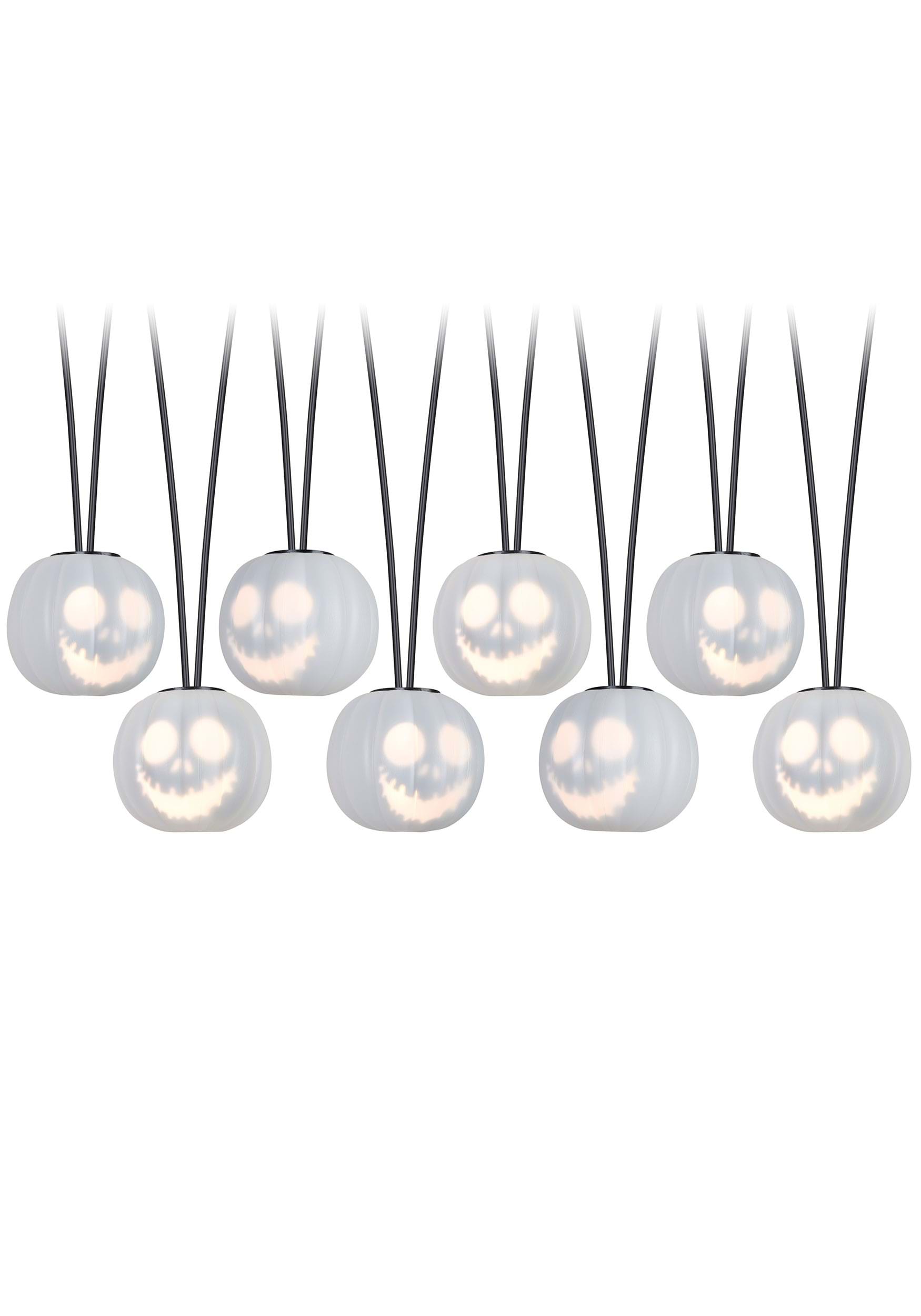 Nightmare Before Christmas Emote Jack Skellington Glow Light String | Disney Decorations