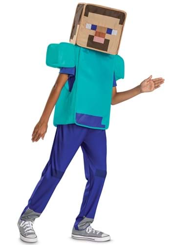 Click Here to buy Classic Minecraft Kids Steve Pop Out Costume | Minecraft Costumes from HalloweenCostumes, CDN Funds & Shipping