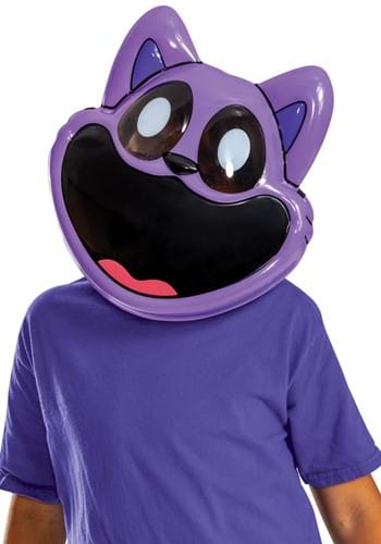 Click Here to buy Poppy Playtime Catnap Kids Costume Mask | Video Game Accessories from HalloweenCostumes, CDN Funds & Shipping