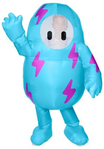 Kids Inflatable Fall Guys Lightning Blue Costume