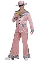 Mens Pink 70s Pimp Suit Costume
