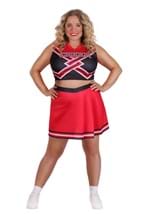 Plus Size Red Cheerleader Costume for Women Alt 1
