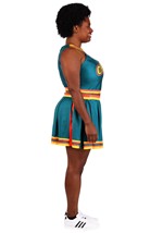 Plus Size Green Cheerleader Costume for Women Alt 3