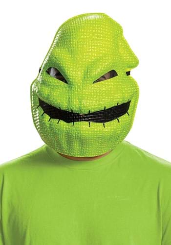 Click Here to buy Oogie Boogie Green Vacuform Costume Adult Mask | Nightmare Before Christmas Accessories from HalloweenCostumes, CDN Funds & Shipping