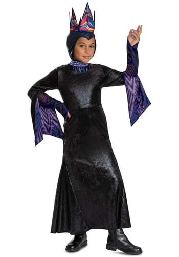 Click Here to buy Girls Deluxe Snow White Live Action Evil Queen Costume | Disney Costumes from HalloweenCostumes, CDN Funds & Shipping