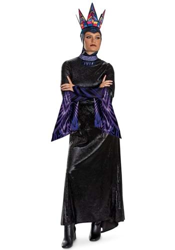 Click Here to buy Deluxe Snow White Live Action Womens Evil Queen Costume | Disney Villains Costumes from HalloweenCostumes, CDN Funds & Shipping