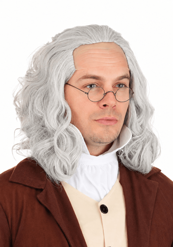 Adult Classic Ben Franklin Costume Wig