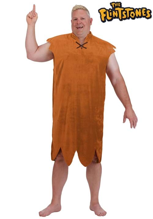 Plus Size Deluxe The Flintstones Barney Rubble Costume