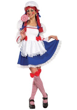 Adult Cheerful Rag Doll Costume