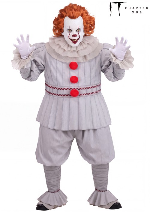 Plus Size 2017 IT Pennywise Costume