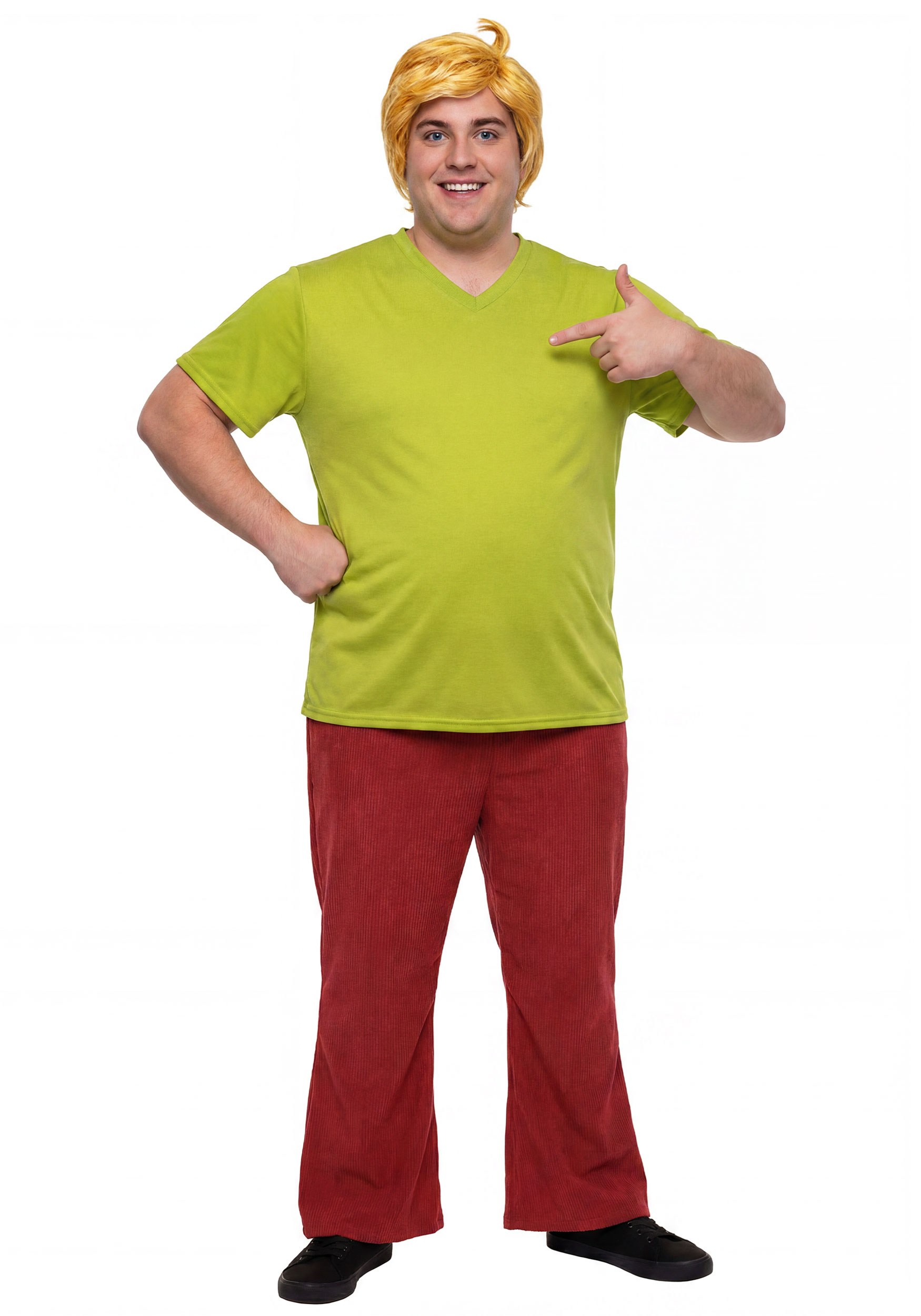 Plus Size Deluxe Scooby Doo Shaggy Men's Costume | TV Costumes