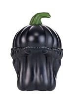 Black Light Up Pumpkin Alien Halloween Decoration Alt 2