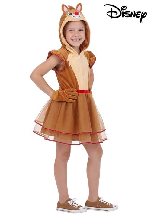 Kid's Disney Chip 'N Dale Girl's Dale Costume