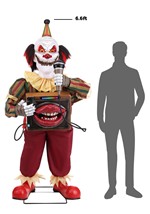 6.6 ft. Laugh Track Jack the Sinister Smiling Clown Animatro