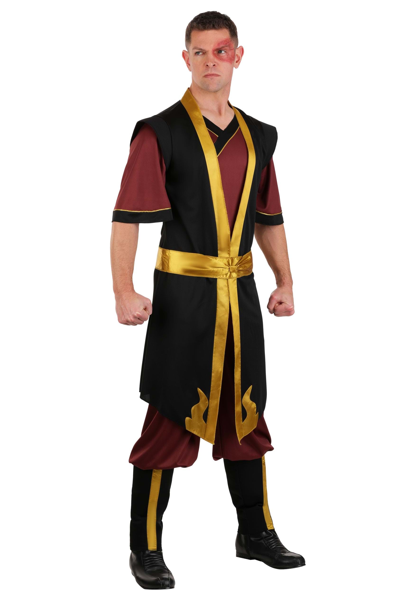 Deluxe Men's Prince Zuko Costume | Nickelodeon Costumes