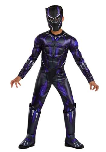 Boys Deluxe Battle Black Panther Costume