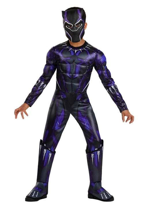 Boys Deluxe Battle Black Panther Costume
