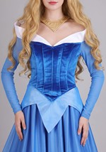 Disney Sleeping Beauty Aurora Blue Dress Costume Alt 2