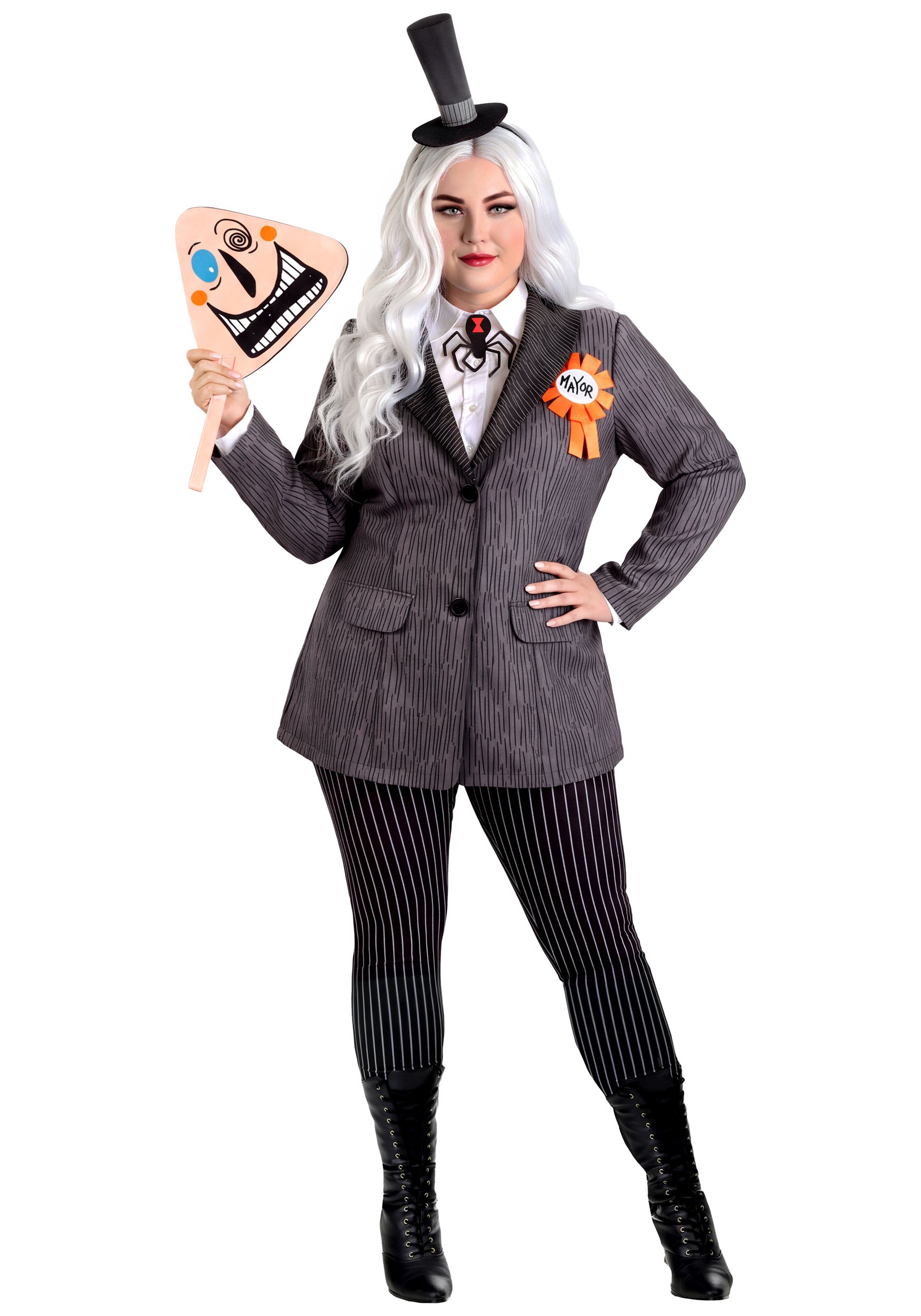 Plus Size Disney Nightmare Before Christmas Mayor Women's Costume | Disney Costumes